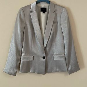 Banana Republic Silver Blazer Jacket